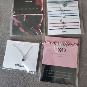 Effy Silver and Purple 1 Necklace+3 Bracelet NEW